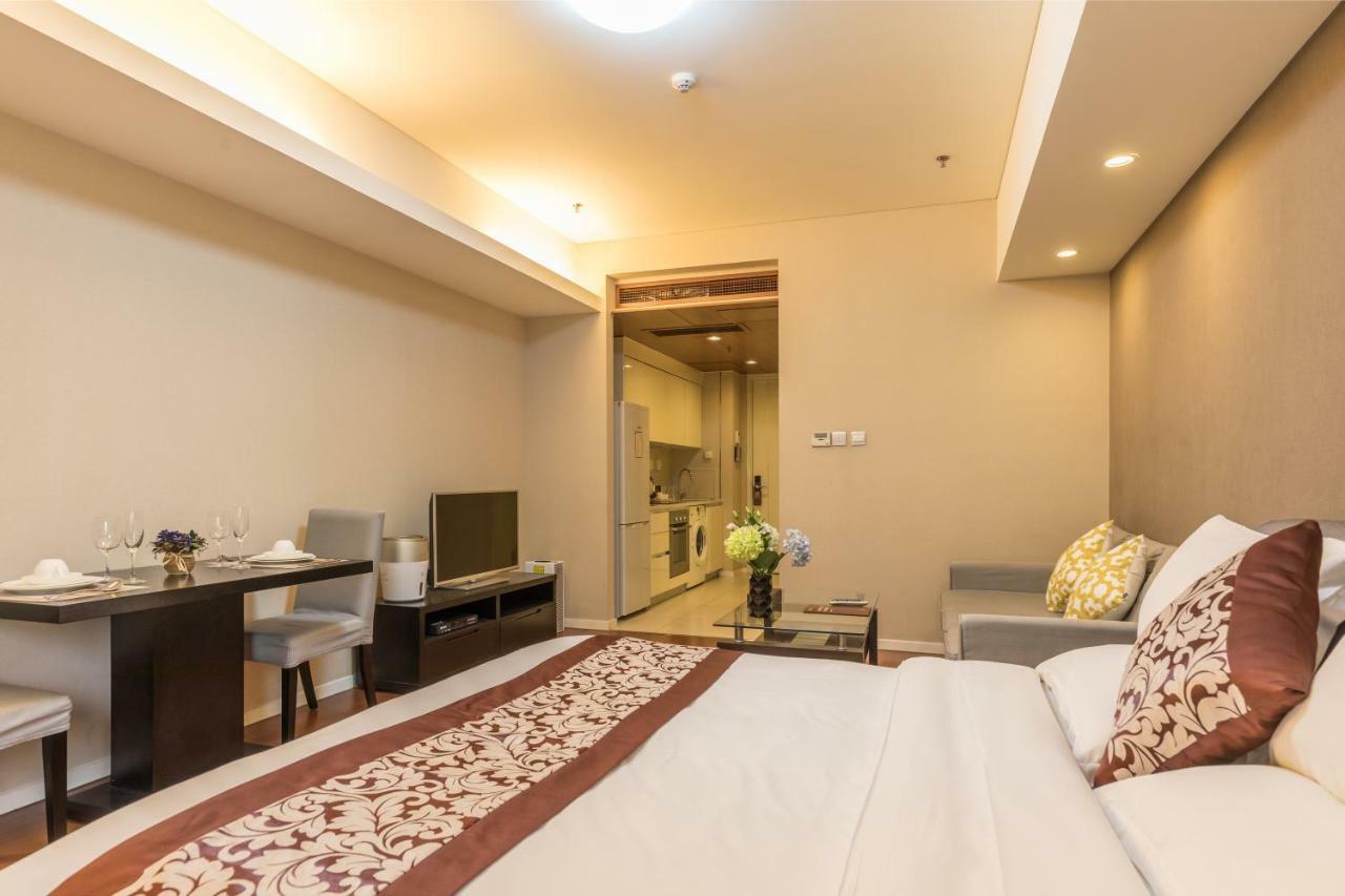 Jiu Du Hui Serviced Apartment Пекин Экстерьер фото