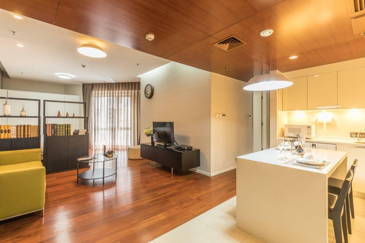 Jiu Du Hui Serviced Apartment Пекин Экстерьер фото