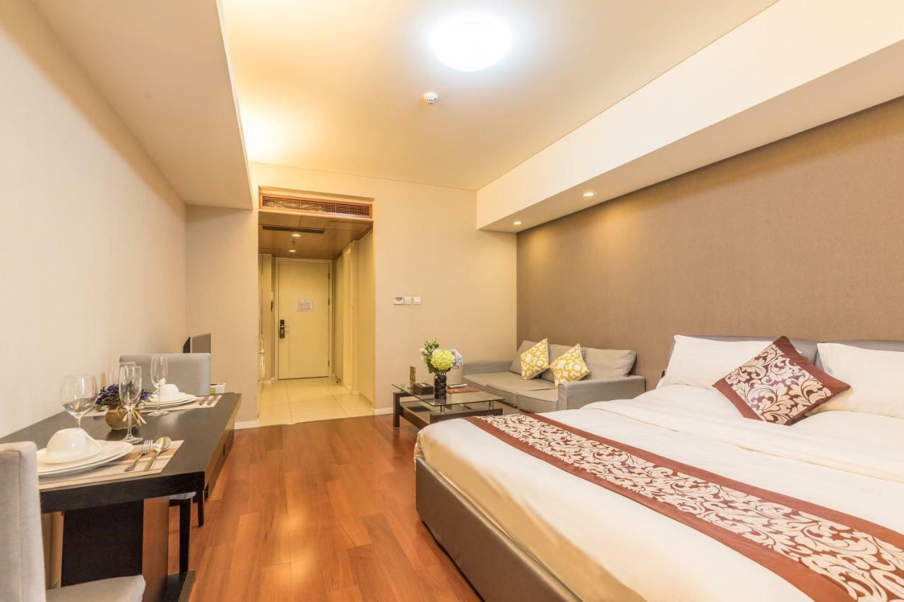 Jiu Du Hui Serviced Apartment Пекин Экстерьер фото